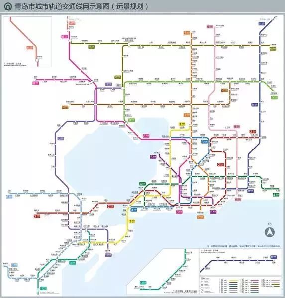 青岛地铁最新规划图，驶向未来的奋斗之舟，展现自信的力量